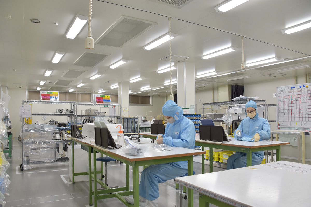 パワーシステムサービスのクリーンルーム