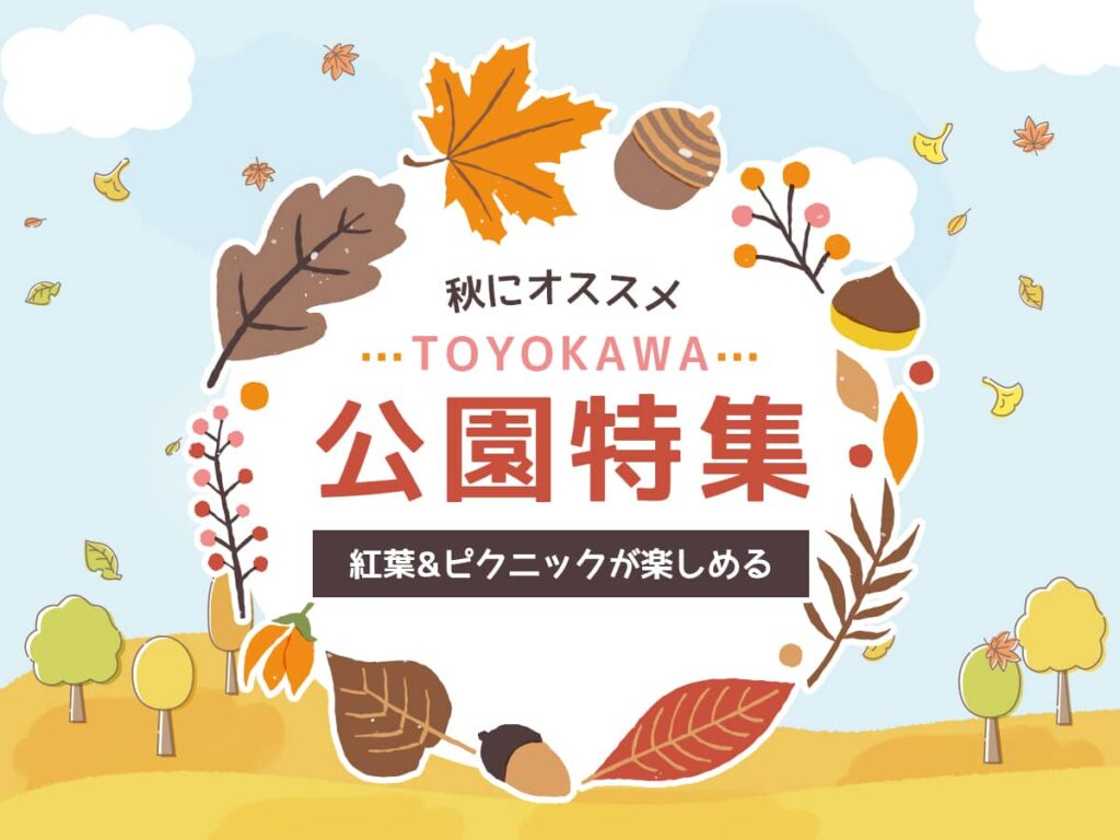 豊川市公園_ピクニック紅葉