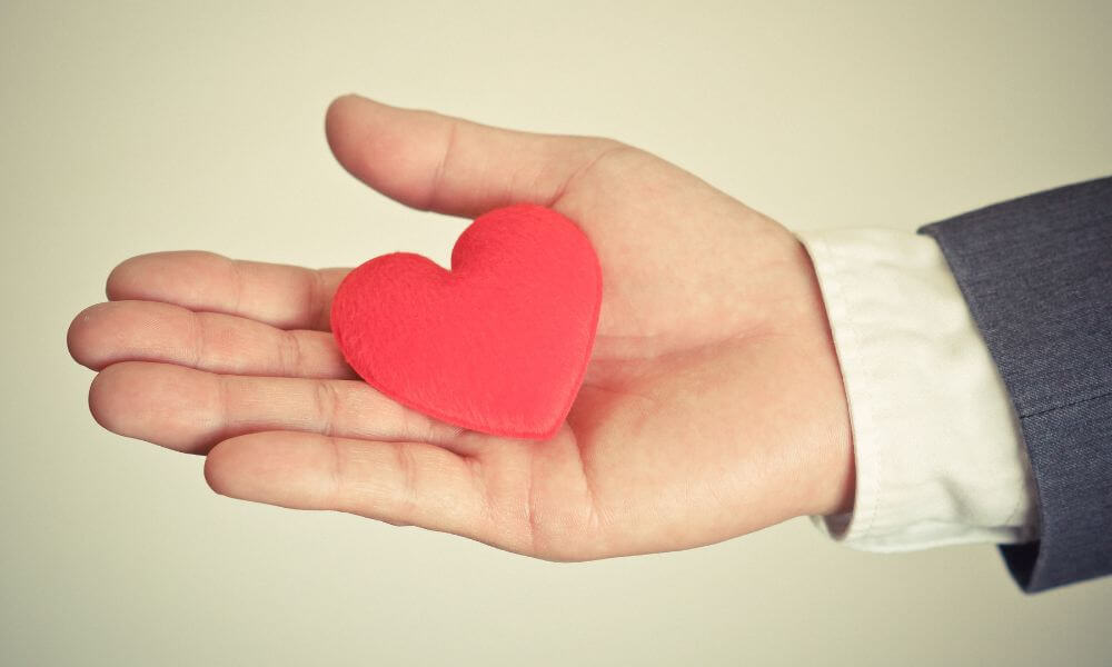 公的医療保険制度（障害年金）_手の上のハート