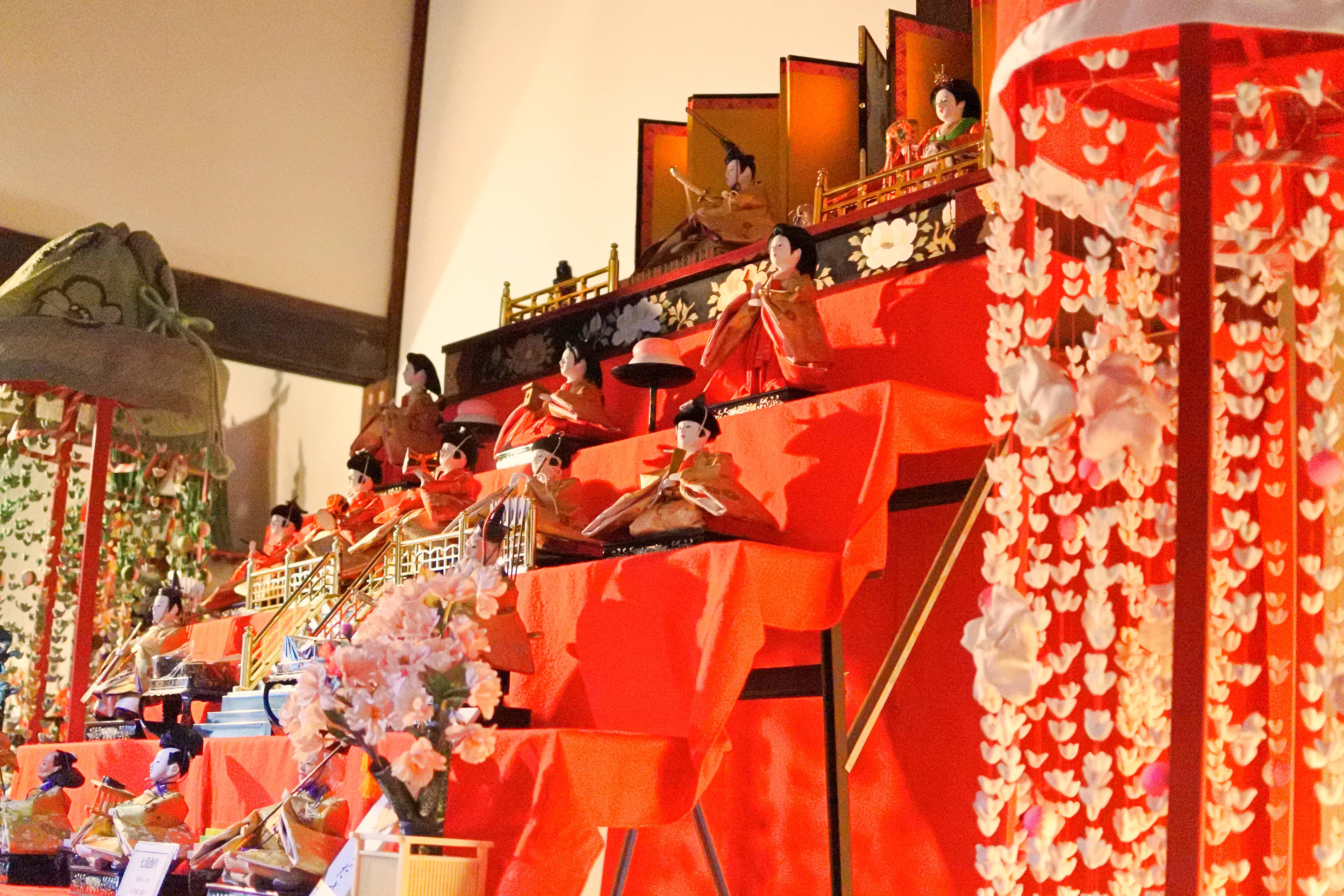 二川宿本陣のひなまつり_七段飾り