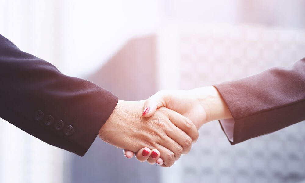 スタートアップ握手