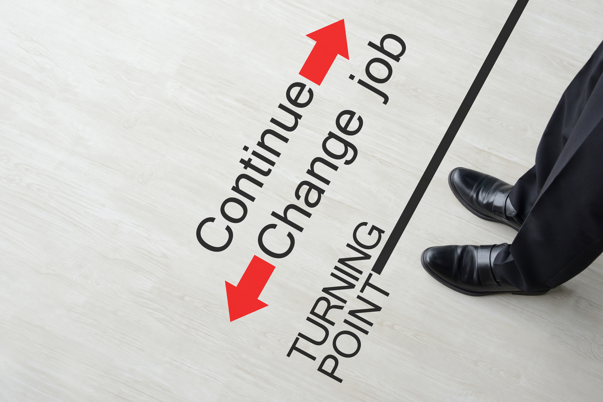 継続か転職かの写真