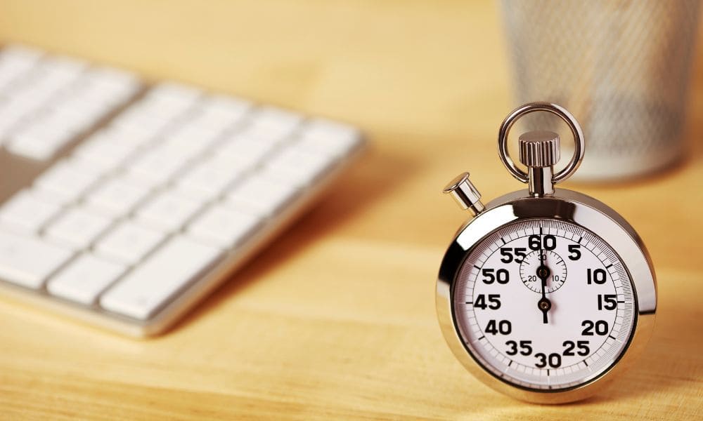 キーボードと時計