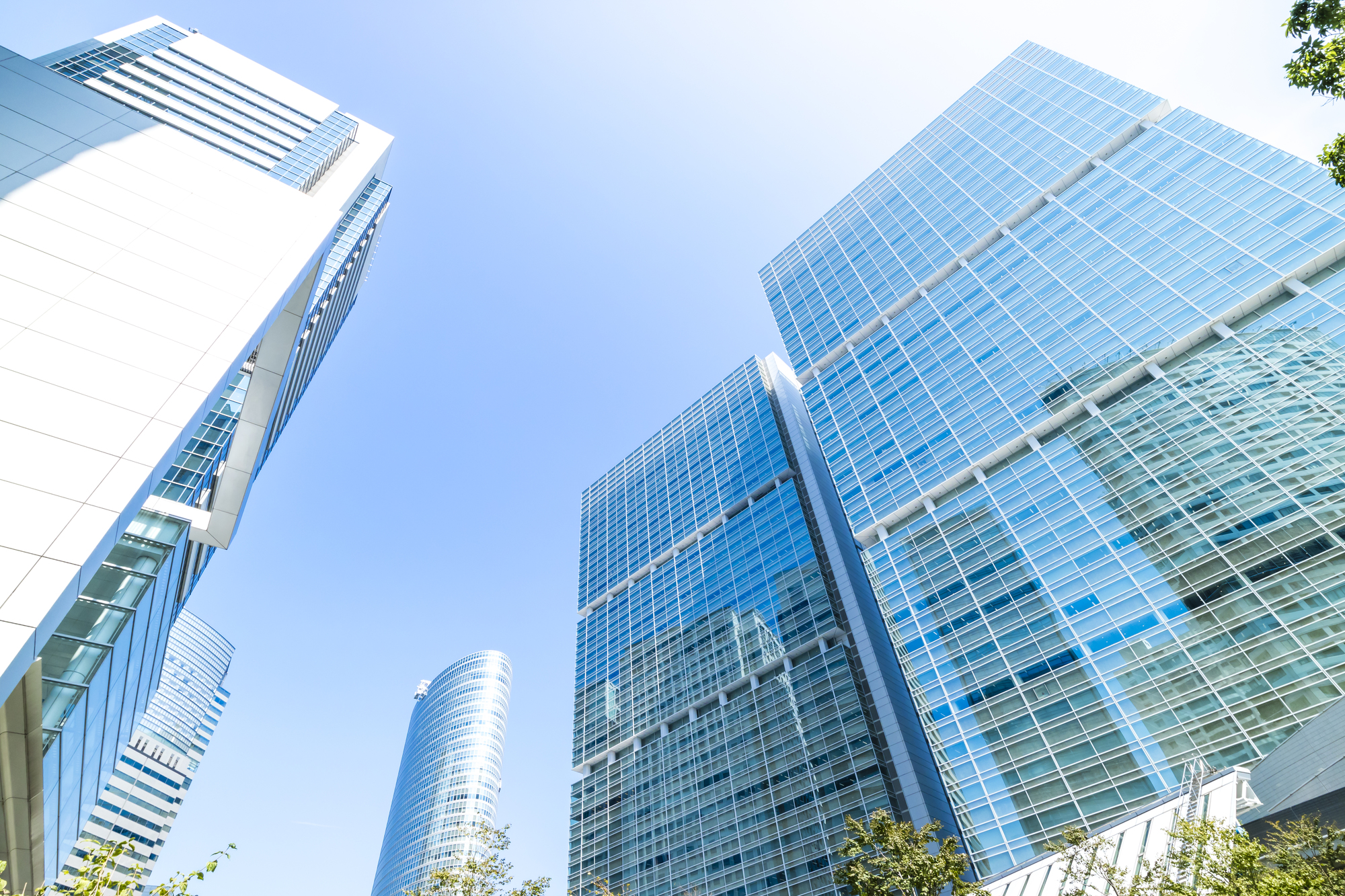 企業探し_高層ビル群