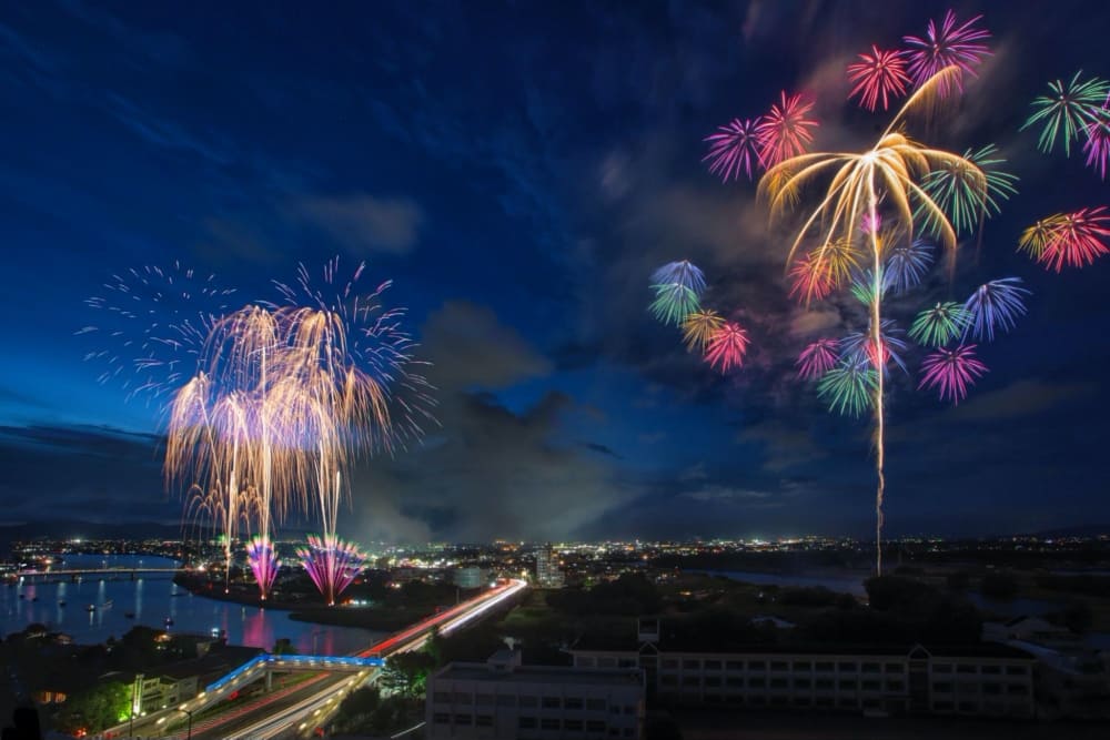 豊橋祇園祭の花火