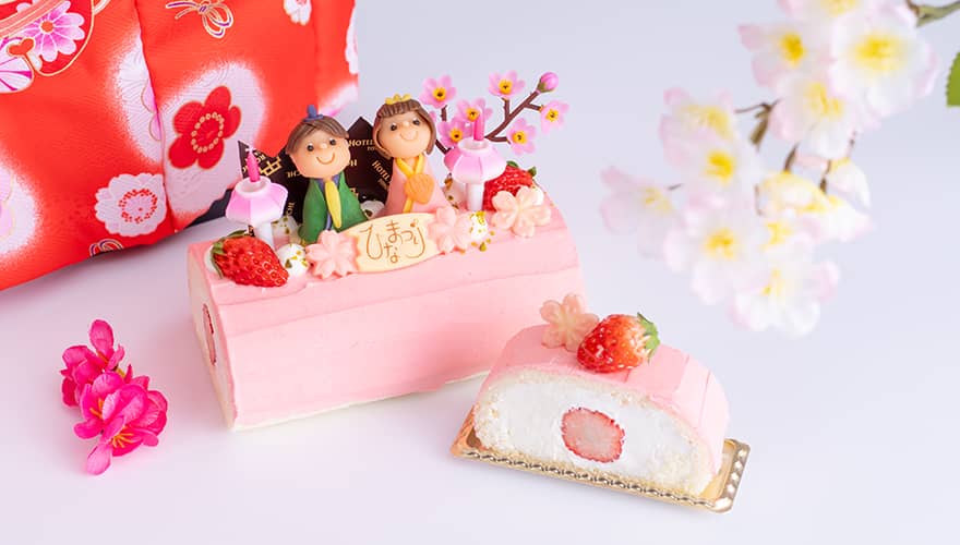 2024ひなまつりケーキ_ホテルアークリッシュ