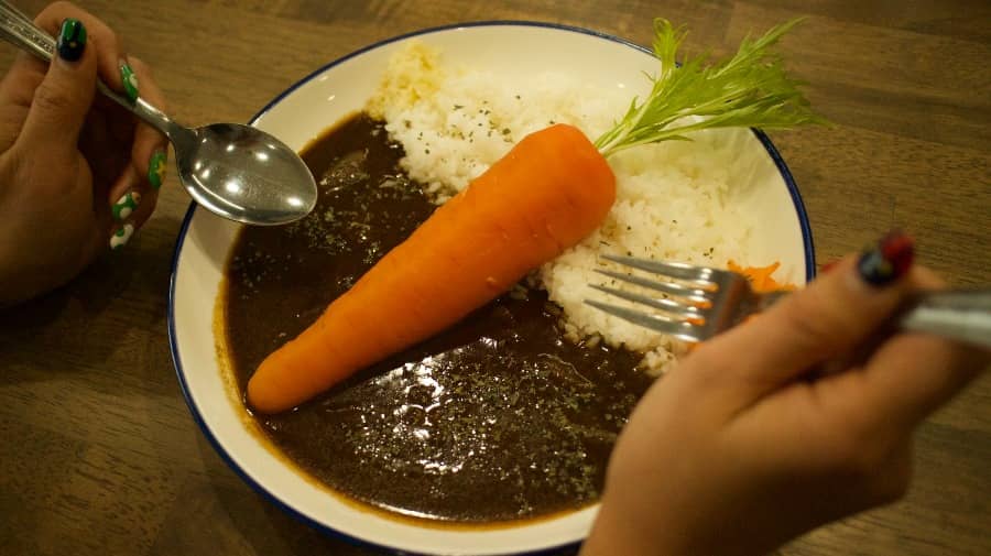 まるごとにんじんカレー