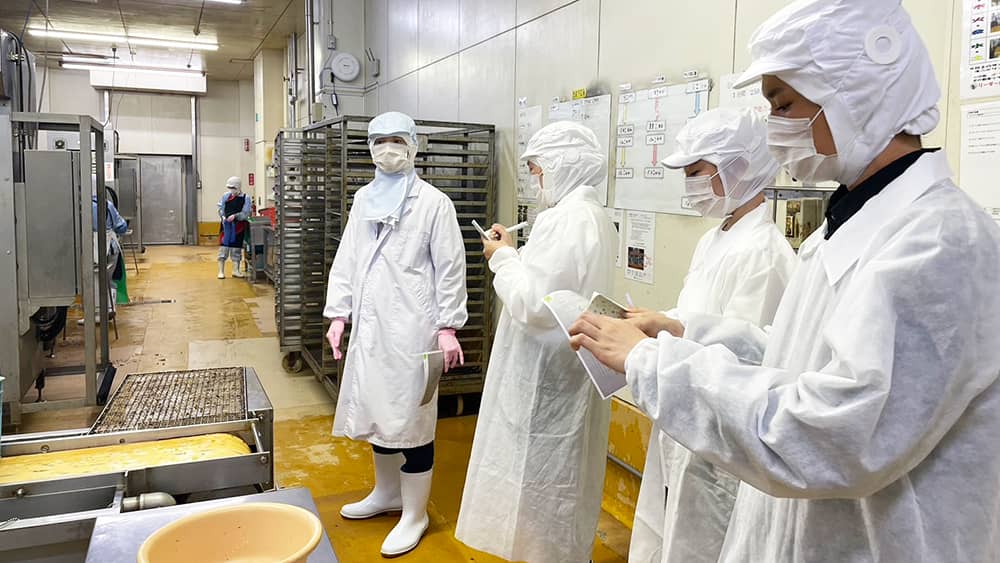 平松食品取材風景