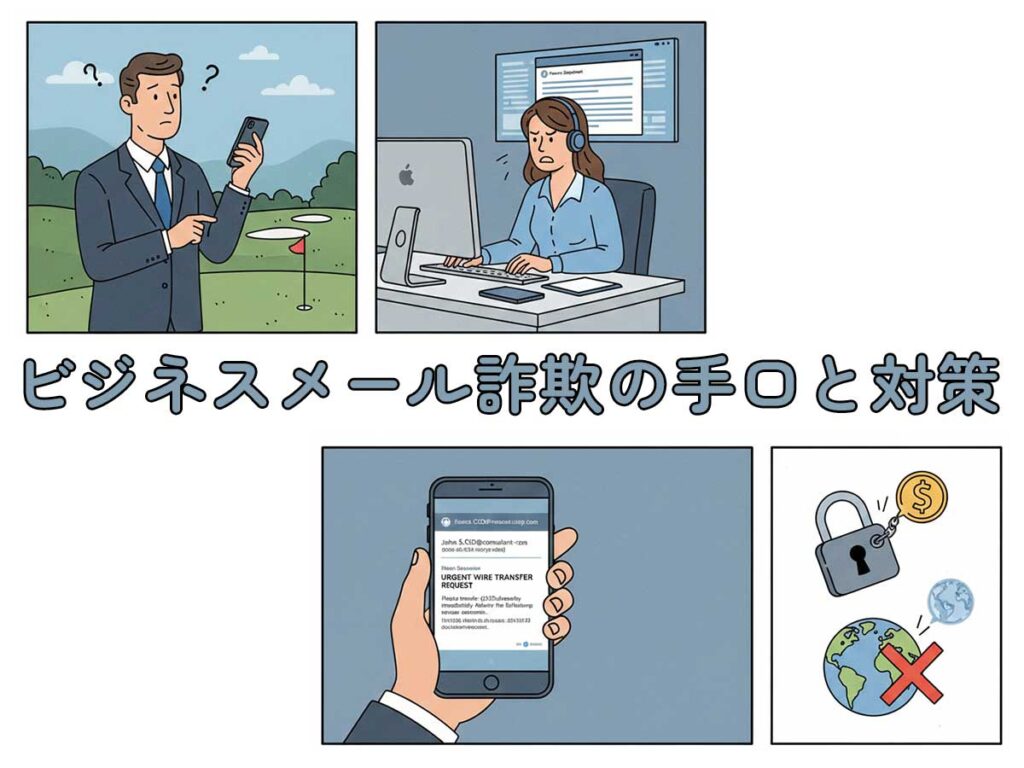 ビジネスメール詐欺の手口と対策